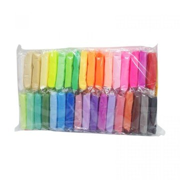 Фото2.Набір повітряного пластиліну, 34 кольори