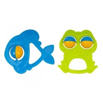 Фото2.Брязкальце пластикове, кольорове, мікс