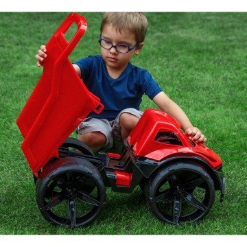 Фото2.Машинка пластикова гігант Maximus самоскид, 60 см, жовтий