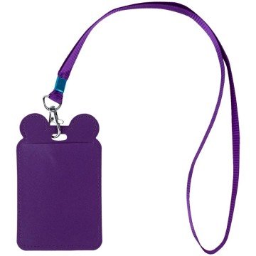 Фото2.Бейдж на шнурку вертикальний (фіолетовий)