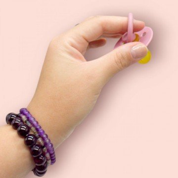 Фото2.Набір латексних пустушок (6 міс+) сіра+