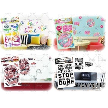 Фото2.Наліпки декоративні для інтерʼєру (А3), coffee