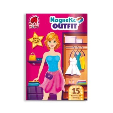 Фото2.Гра настільна Roter Käfer магнітна одягалка. Модна дівчина