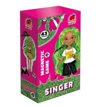 Фото2.Гра настільна Roter Käfer магнітна одягалка. Співачка