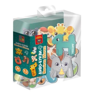 Фото2.Гра розвиваюча Vladi Toys магнітна. Диво-букви. Абетка. VT5411-18