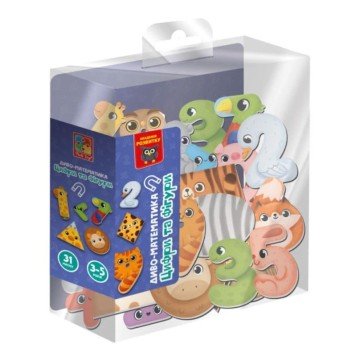 Фото2.Гра розвиваюча Vladi Toys магнітна. Диво-математика. Цифри та фігури. VT5411-19