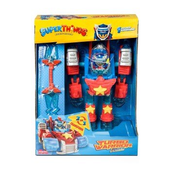 Фото2.Ігровий набір SUPERTHINGS - СУПЕРБОТ ТРАНСФОРМЕР СИЛА (робот-траснформер, фігурка, аксесуар)