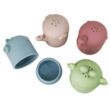 Фото2.Набір силіконових іграшок для купання 