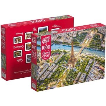Фото2.Пазл ТM CherryPazzi/ 1000 ел./ Вигляд на Ейфелеву вежу в Парижі