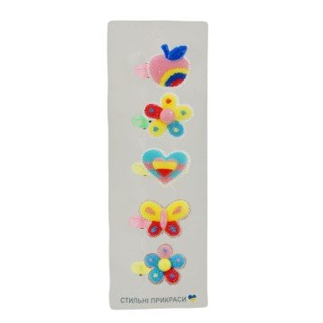 Фото2.Заколки для дівчат, 5 штук, з підсвічуванням