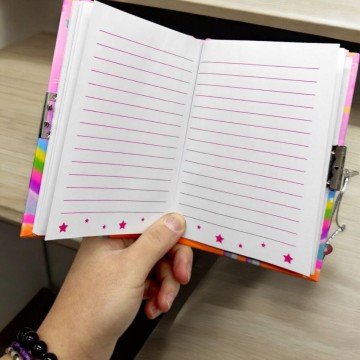 Фото2.Блокнот дитячий на замочку, з ручкою 15x11 см (56 арк) 