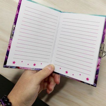 Фото2.Блокнот дитячий на замочку, з ручкою 15x11 см (56 арк) 