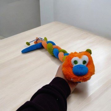 Фото2.Мʼяка іграшка Змія Мамба, 52 см