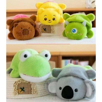 Фото2.Мʼяка іграшка 2в1 (Вінні+бурундук) 20 см