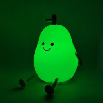 Фото3.Нічник груша, гумовий (силіконовий), 13 см