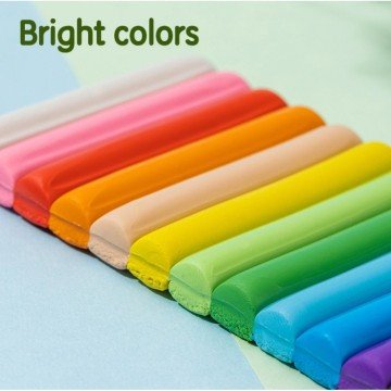 Фото2.Пластилiн Deli EH712-12 12 кол супермʼякий 160 гр