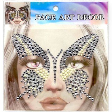 Фото2.Декоративні наліпки для обличчя 