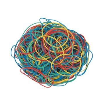 Фото2.Гумки для грошей кольорові, 50 г