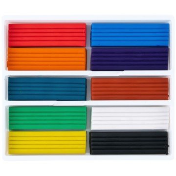 Фото3.Пластилін, 10 кольорів, 200 г. Kite Classic