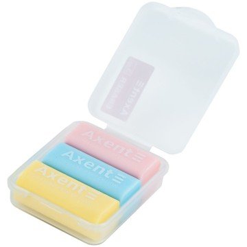 Фото3.Набір гумок Pastelini у пластиковому боксі, 3 шт. асорті