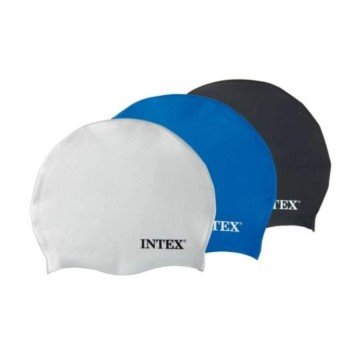 Фото5.Шапочка для плавання (від 8 років) синя Intex (260245)