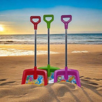 Фото2.Лопатка дитяча, велика 70 см (салатова)