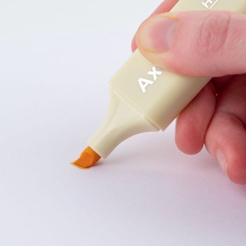 Фото2.Маркер Highlighter 2537-A, 1-5 мм клиноп., набір 6 morandi Axent (262447)