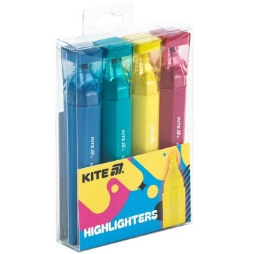 Фото2.Маркер Highlighter, Kite Creative Trendy Colors, набір 4-х Kite (262460)