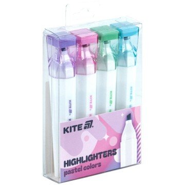 Фото2.Маркер Highlighter, Kite Creative Pastel Colors, набір 4-х Kite (262776)