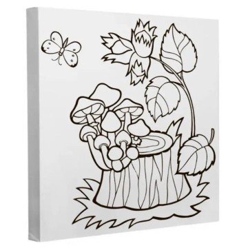 Фото2.Набір для творчості: Розвиваюча розмальовка з гіпсовими фігурками 