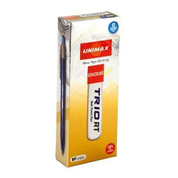 Фото2.Ручка кулькова автом. Trio RT, чорна UNIMAX (264884)