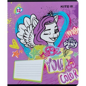 Фото2.Зошит 12 арк., лін., УФ лак + глітер, LP