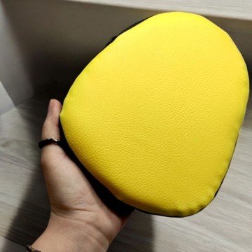 Фото5.Лапи боксерські, 2 штуки (жовто-чорні)