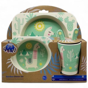 Фото2.Набір посуду бамбукового 