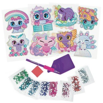 Фото2.Набір для створення стикерів з алмазною мозаїкою – Космічні улюбленці