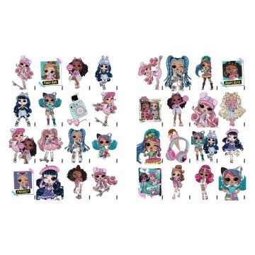 Фото2.Книжка-розмальовка зі стікерами 