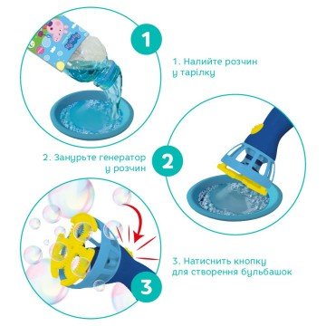 Фото2.Генератор мильних бульбашок «Свинка Пеппа / Peppa Pig»