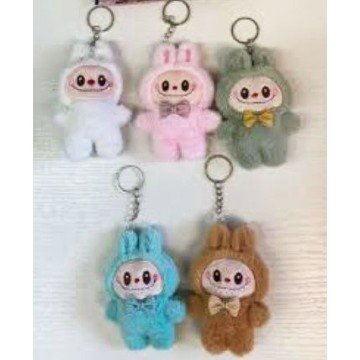 Фото2.Іграшка-сюрприз (Лабубу 10 см брелок+ 3 картки), мікс видів