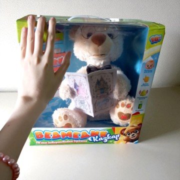 Фото3.Ведмедик казкар, ОЗВУЧУВАННЯ УКРАЇНСЬКОЮ МОВОЮ, 15 аудіоказок, 5 карток із казками, скоромовки та зв