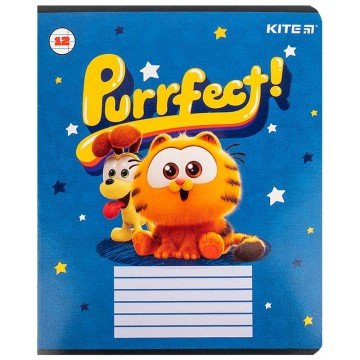 Фото2.Зошит 12 арк., лін., гібр. лак + УФ лак, GF