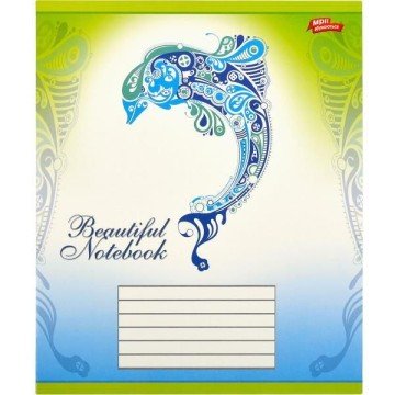 Фото2.Зошит кольоровий 12 аркушів, лінія (20 штук в упаковці)