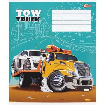 Фото2.Зошит кольоровий 12 аркушів, лінія (20 штук в упаковці)