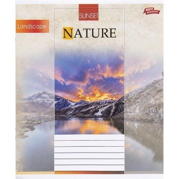 Фото2.Зошит кольоровий 12 аркушів, клітинка (20 штук в упаковці)