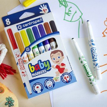 Фото2.Фломастери 8660 Baby, набір 8 шт.