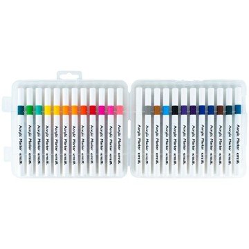 Фото2.Маркери акрилові, набір 24шт, Kite Creative