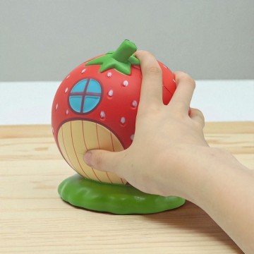 Фото3.Іграшка-антистрес з ароматом Squishy Полуничний будиночок-ЧЕРВОНИЙ