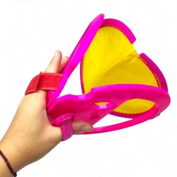 Фото2.Пастка (кетчбол) з двома мʼячиками (РОЖЕВИЙ)