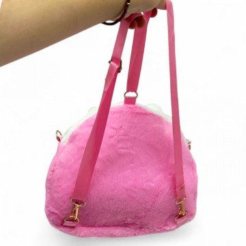 Фото2.Сумочка КОТИК з прозорими елементами, 26x26 см (СІРИЙ)