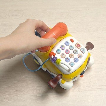 Фото3.Телефон-каталка (ЖОВТИЙ)