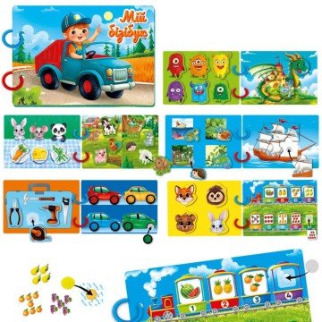 Фото3.Гра розвиваюча Vladi Toys з липучками. 